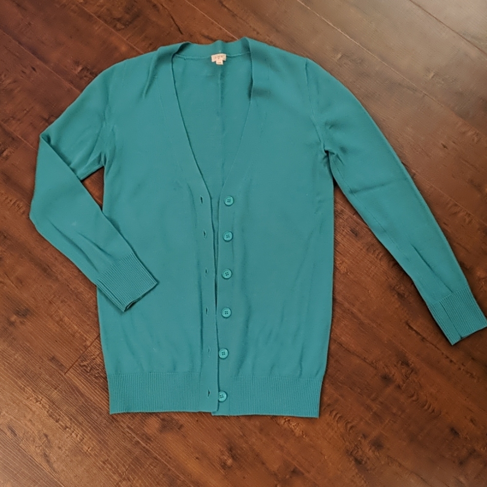100% merino wool J. Crew cardigan